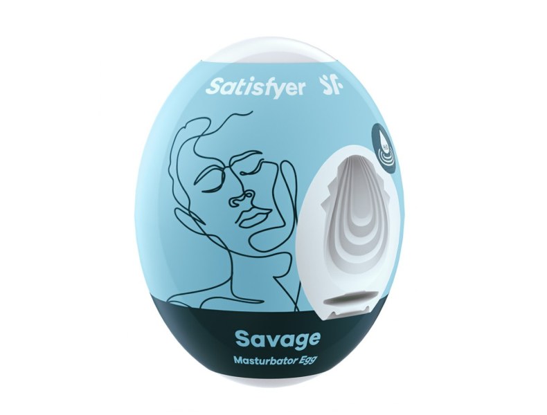 Masturbator żelowe jajeczko Satisfyer Savage sex - 4